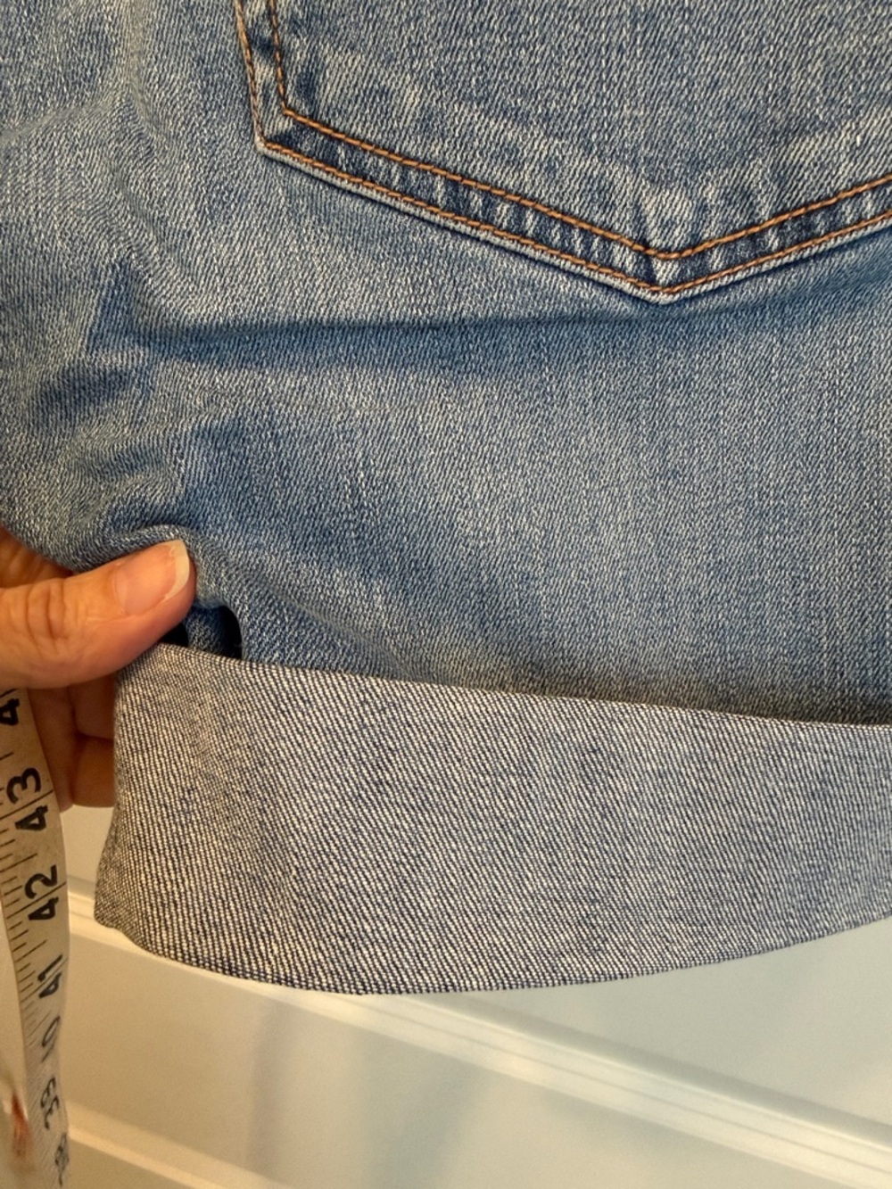 RAG AND BONE -Classic Rolled Cuff Denim Shorts - Picture 13 of 16